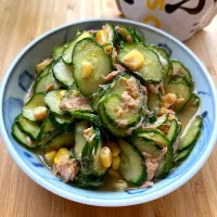 ポリ袋で簡単！きゅうりとツナの味噌サラダ|高野豆腐さん