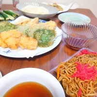 天ぷら、素麺、屋台の焼きそば|はるさん