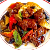 Sweet and sour pork & vegetables