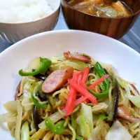 野菜たっぷり塩焼きそば|hidetoさん