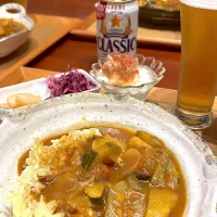 夏野菜ゴロゴロのカレーライス|mokoさん