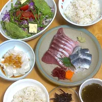 天然鰤刺身と酢〆鰯刺身| Makokoさん