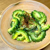 ゴーヤの卵とじ　みそ風味|ユウさん