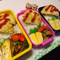 夫弁当､私弁当､娘弁当|みどりさん
