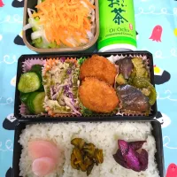 🍀2025/0805(火)なすの辛味噌弁当|ともちんさん