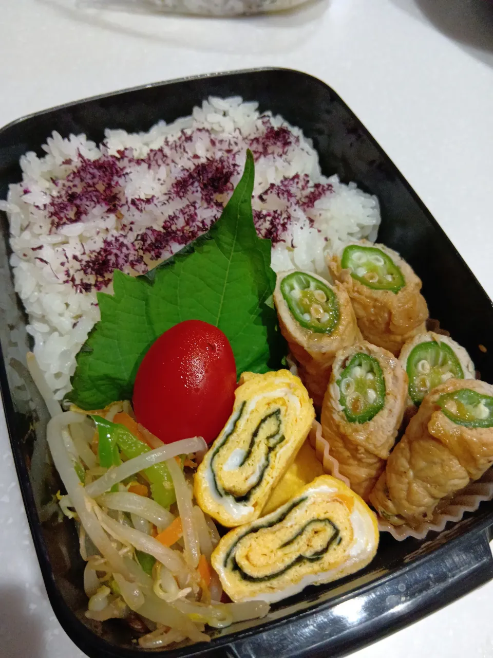 もやしチャンプルーオクラ巻弁当|yayoi.Kさん