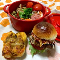 自分弁当🍔|がおりんさん