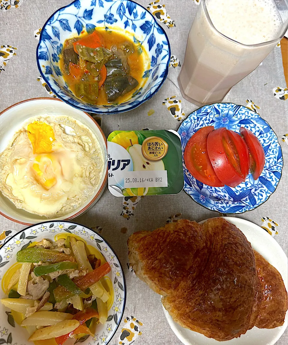 今日の朝ごはん。|くのっちさん