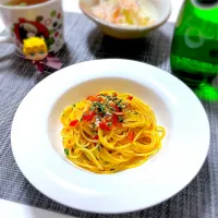 ガーリックトマトパスタ