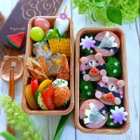 🌿🍉🐻🌿🍉🐻
くまさん
ソーセージおにぎり弁当|ayano.adshさん