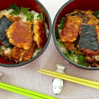 お豆腐 蒲焼丼 で♪ふたりお昼ごはん〜(^^)❤︎|いつくしみちゃんさん