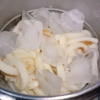 なめ茸入り胡麻ダレ冷やしうどん|darkbaronさん
