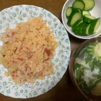 昼食　トマトソースリゾット|ATさん