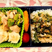 ピーマンと玉ねぎと豚肉の炒め物❤️旦那さんお弁当❤️|かおるcitronさん