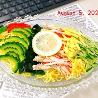 冷やし中華🧊🎐醤油lemon味🍋