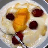 豆乳ヨーグルトと冷凍フルーツ🍯|msさん