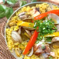 MCパエリアの素🥘使用のパエリア| CKさん