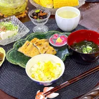 トウモロコシ尽くしご飯🌽|Seikoさん