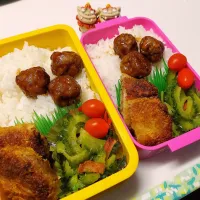 夫弁当､私弁当|みどりさん