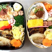 毎日のお弁当。野菜かき揚げがメイン。| じゅんちゃんさん