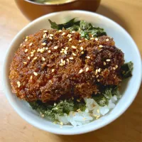 ソースチキンカツ丼（締め）|deekay71さん