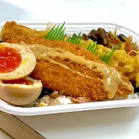 のり煮卵弁当🍱|msさん