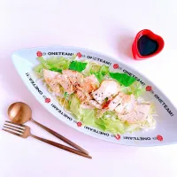 ローストチキンサラダ麺🐥🌿|sakiさん