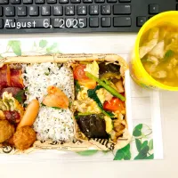 🍆夏野菜🍅と豚肉オイスター炒め🥚