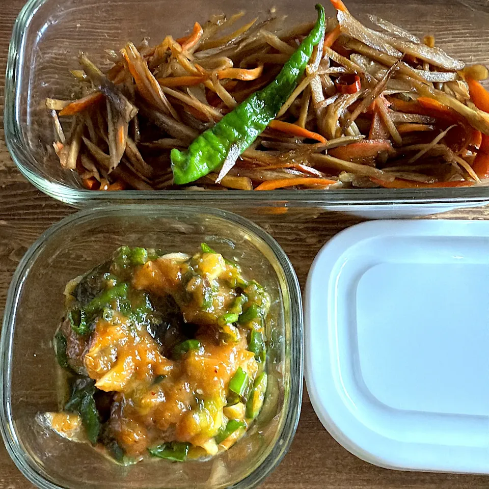 きんぴら 自家製甘長唐辛子で味噌|gohan♡さん