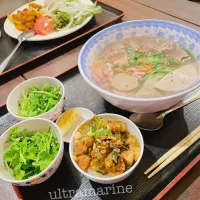 ＊本格フォーと角煮ごはん♬＊|ultramarineさん