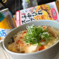 ふかひれｻﾝﾗｰﾀﾝ豆腐|まりおさん