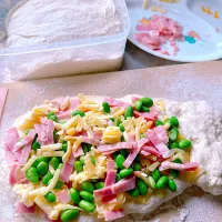 2025/08/06 枝豆とベーコンのリュスティックEdamame et bacon rustique|Blueberry🫐さん