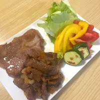 焼肉　豚ロースステーキ|カリィさん