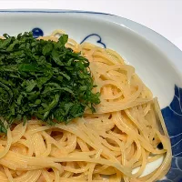 大葉どっさりたらこスパゲッティ|晴れ風さん