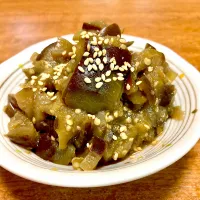茄子の甘辛味噌炒め煮🍀|まいりさん