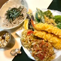 冷やしの天ぷらそば|Takeshi  Nagakiさん