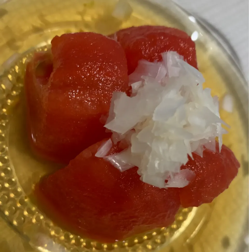 トマトの煮びたし|お家でbar!さん