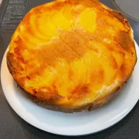 黄桃ケーキ|あきたまさん