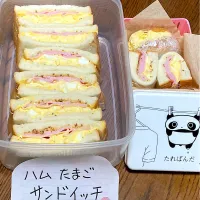 明日の朝ごはん用サンドイッチ|o-kazuさん