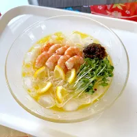 レモンスープの冷たい素麺|プクママさん