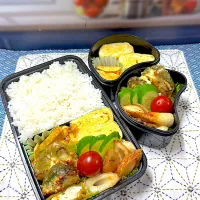 ピーマンチーズ焼き弁当|アッキーさん
