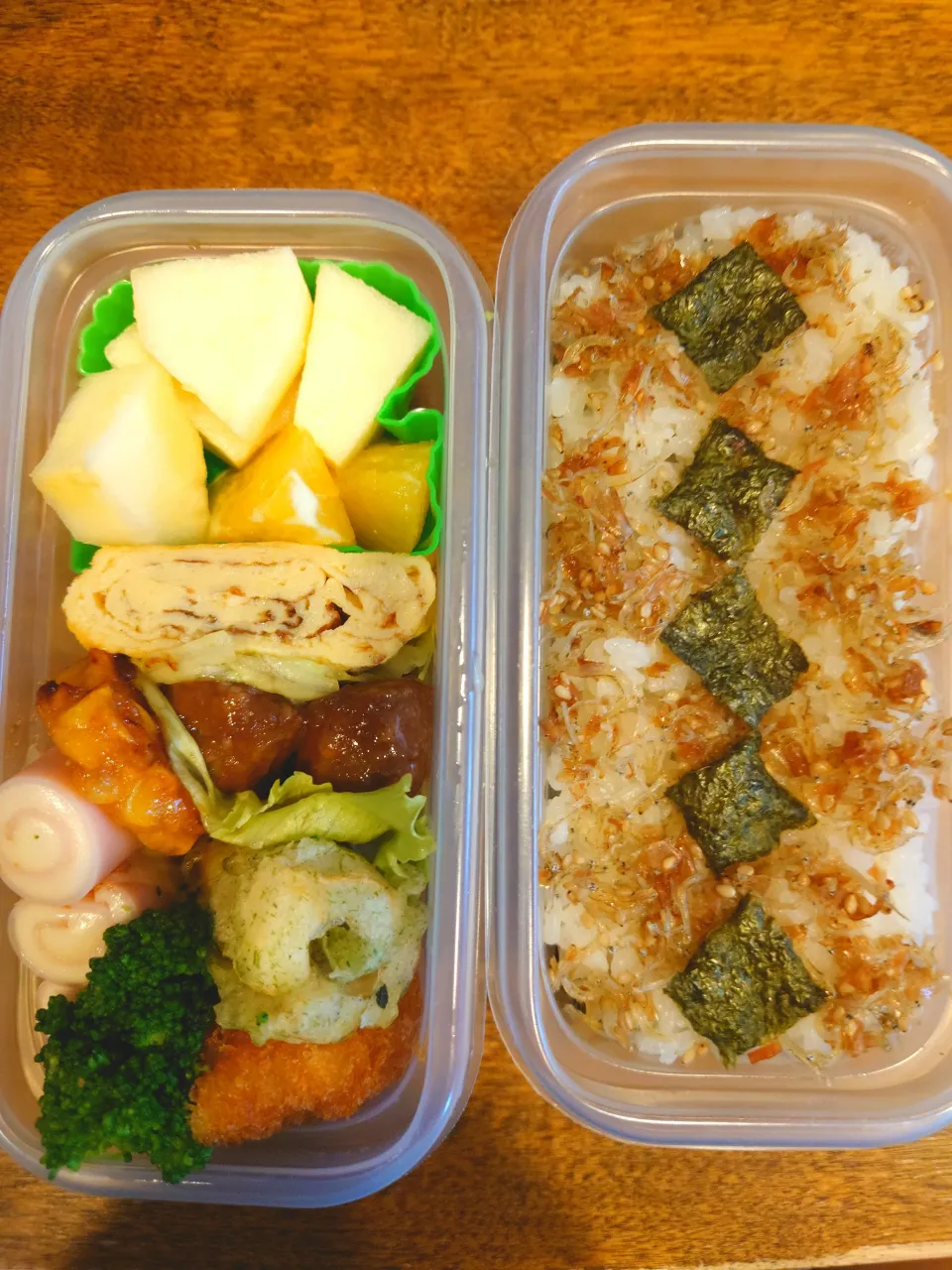 手作りふりかけののり弁|とまさん