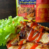 豚肉のナチョチーズソース／チリ＆チーズ炒めwithシラチャー|9421beruさん