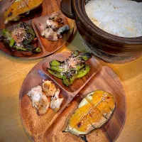 夏野菜満喫プレートと土鍋ご飯|めぐみさん