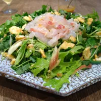 鯛のお刺身サラダ