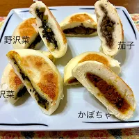 おやき3種〜信州物産展で