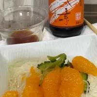 ハチワレそうめん（みかんそうめん）|🐧ペンギン2さん