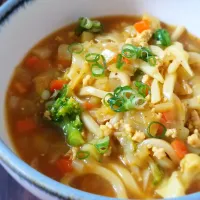 冷凍野菜deカレーうどん|ぱんだのままんさん