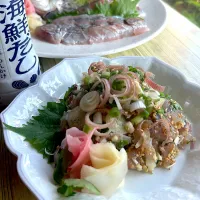 鯵のなめろう ~海鮮だし|とんちんさん