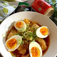めいめいさんの料理 豆腐チョリム＆ネギのジョン|あやめもちもちさん